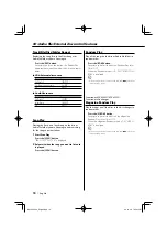 Предварительный просмотр 18 страницы Kenwood KDC-W237 Instruction Manual