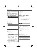 Предварительный просмотр 24 страницы Kenwood KDC-W237 Instruction Manual