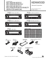 Preview for 1 page of Kenwood KDC-W237AY Service Manual