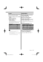 Preview for 41 page of Kenwood KDC-W3534 (French) Manuel D'Instructions