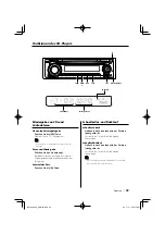 Preview for 49 page of Kenwood KDC-W3534 (French) Manuel D'Instructions