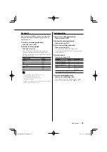 Preview for 73 page of Kenwood KDC-W3534 (French) Manuel D'Instructions