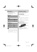 Preview for 11 page of Kenwood KDC-W427 Instruction Manual