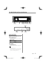 Preview for 17 page of Kenwood KDC-W5031 Instruction Manual