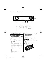 Preview for 18 page of Kenwood KDC-W534 (French) Manuel D'Instructions