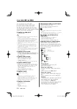 Preview for 74 page of Kenwood KDC-W534 (French) Manuel D'Instructions