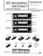 Preview for 1 page of Kenwood KDC-W6031 Service Manual