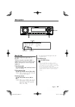 Предварительный просмотр 27 страницы Kenwood KDC-W6534U Instruction Manual