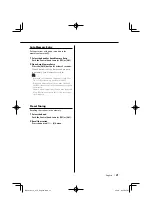 Предварительный просмотр 21 страницы Kenwood KDC-W808 Instruction Manual