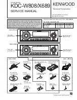 Kenwood KDC-W808 Service Manual предпросмотр