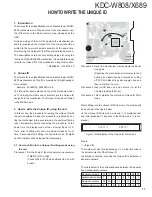 Предварительный просмотр 17 страницы Kenwood KDC-W808 Service Manual