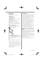 Предварительный просмотр 5 страницы Kenwood KDC-W9537U Instruction Manual