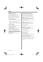 Предварительный просмотр 6 страницы Kenwood KDC-W9537U Instruction Manual