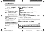 Preview for 10 page of Kenwood KDC-X5000BT Instruction Manual