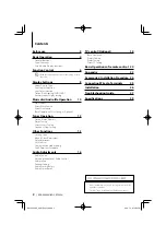 Preview for 2 page of Kenwood KDC-X7009U Instruction Manual