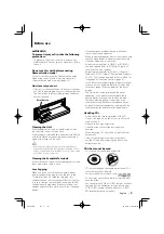 Preview for 3 page of Kenwood KDC-X7013U Instruction Manual