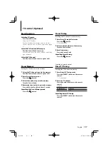 Preview for 37 page of Kenwood KDC-X7013U Instruction Manual