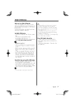 Предварительный просмотр 7 страницы Kenwood KDC-X7533U Instruction Manual