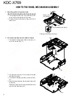 Предварительный просмотр 2 страницы Kenwood KDC-X769 Service Manual