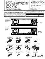 Kenwood KDC-X790 Service Manual preview