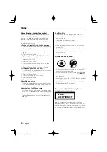 Предварительный просмотр 6 страницы Kenwood KDC-X9006U Instruction Manual