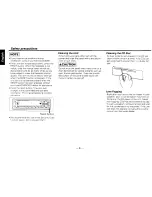 Предварительный просмотр 6 страницы Kenwood KDC-X911 Instruction Manual