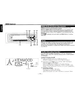 Предварительный просмотр 16 страницы Kenwood KDC-X911 Instruction Manual