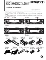 Kenwood KDC-X959 Service Manual предпросмотр