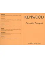 Preview for 82 page of Kenwood KDV-412 Instruction Manual