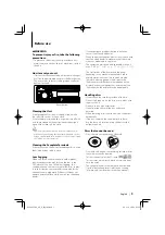 Предварительный просмотр 3 страницы Kenwood KDV-415U Instruction Manual