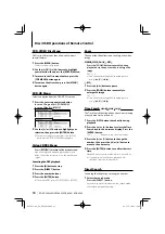 Предварительный просмотр 18 страницы Kenwood KDV-5244U Instruction Manual