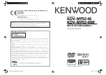 Preview for 1 page of Kenwood KDV-MP3346 Instruction Manual