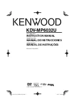 Предварительный просмотр 1 страницы Kenwood KDV-MP6032U Instruction Manual