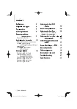 Preview for 2 page of Kenwood KDV-MP6032U Instruction Manual