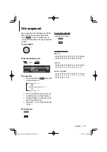 Preview for 39 page of Kenwood KDV-MP6032U Instruction Manual