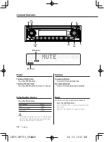 Preview for 10 page of Kenwood KDV-MP735 Instruction Manual