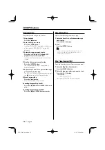 Предварительный просмотр 16 страницы Kenwood KDV-S220P Instruction Manual