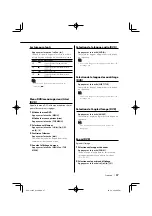 Предварительный просмотр 37 страницы Kenwood KDV-S220P Instruction Manual