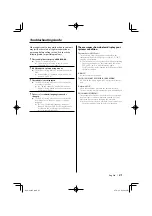 Предварительный просмотр 21 страницы Kenwood KDV-S221P Instruction Manual