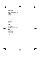 Предварительный просмотр 22 страницы Kenwood KDV-S221P Instruction Manual