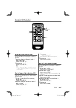 Предварительный просмотр 103 страницы Kenwood KDV-S221P Instruction Manual