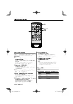 Предварительный просмотр 104 страницы Kenwood KDV-S221P Instruction Manual