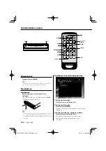 Предварительный просмотр 104 страницы Kenwood KDV-S250P Instruction Manual