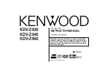 Preview for 1 page of Kenwood KDV-Z930 Instruction Manual