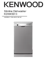 Предварительный просмотр 1 страницы Kenwood KDW45S13 Installation Instructions Manual