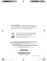 Предварительный просмотр 36 страницы Kenwood KDW60X13 Installation Instructions Manual