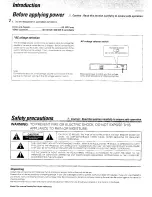 Preview for 2 page of Kenwood KE-205 Instruction Manual
