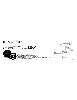 Предварительный просмотр 4 страницы Kenwood KFC-1390ie Manual