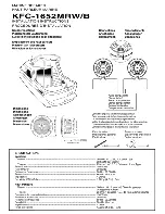 Preview for 1 page of Kenwood KFC-1652MRW/B Installation Instructions Manual