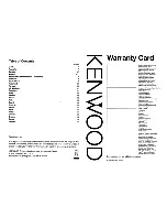 Preview for 5 page of Kenwood KFC-1682ie Installation Instructions Manual